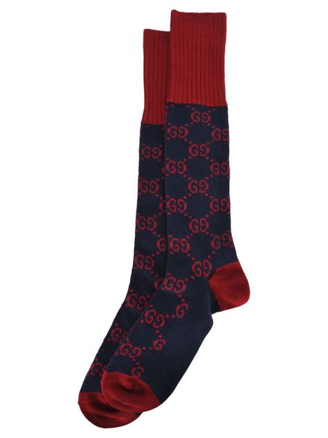 gucci socks blue and red|gucci ankle socks women.